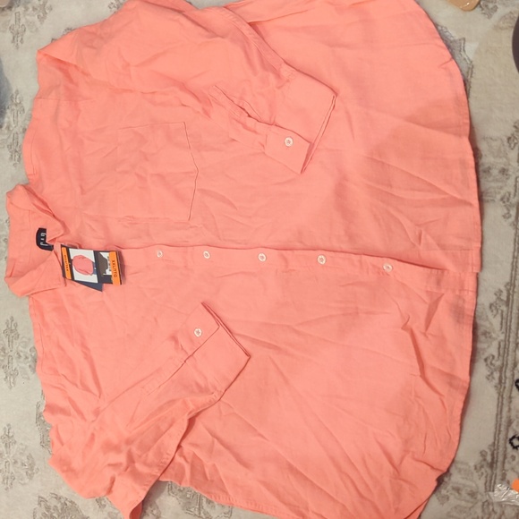 XXL Gap Button Down Linen Dress Shirt - Picture 3 of 5